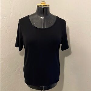 White Stag Black Short Sleeve Tee